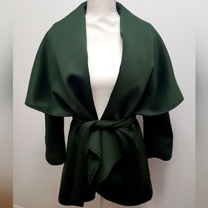 Raison detre cape coat xsmall green